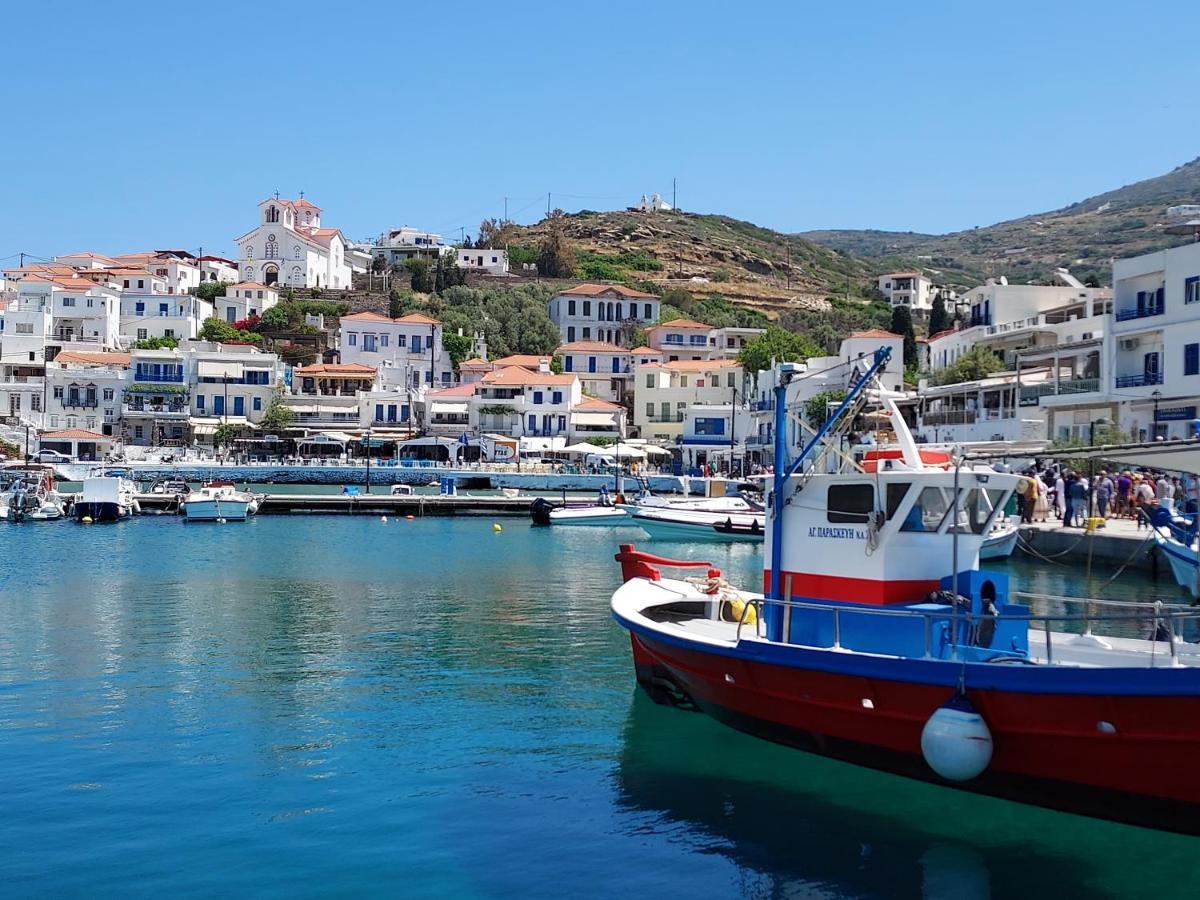 Villa Arni Andros - Βίλα Αρνη Bací Kültér fotó